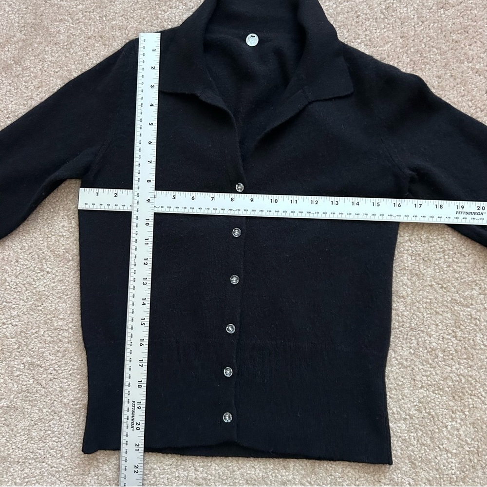 Margaret O'Leary Black Cashmere Sweater - Picture 5 of 7